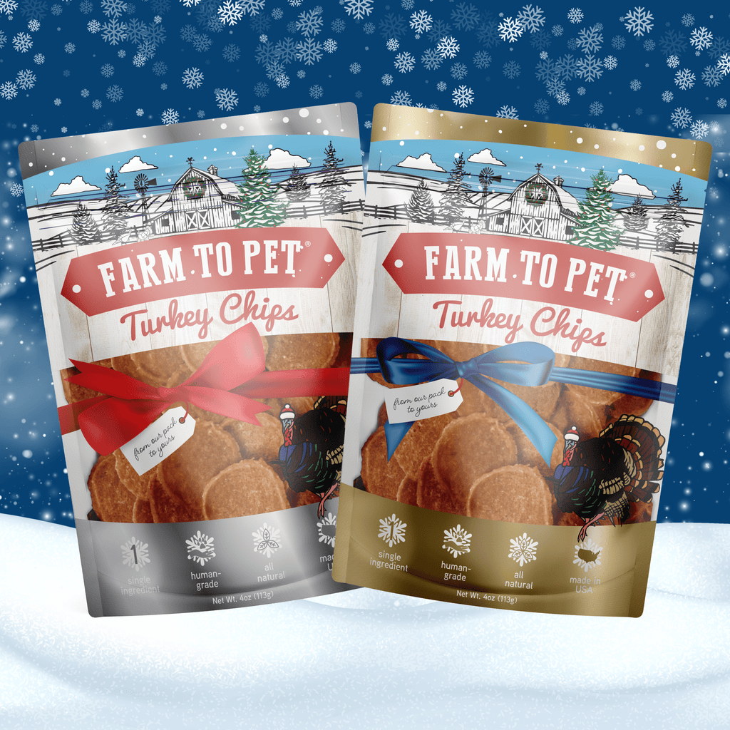 Holiday Chips for Dogs - Turkey 4oz Combo