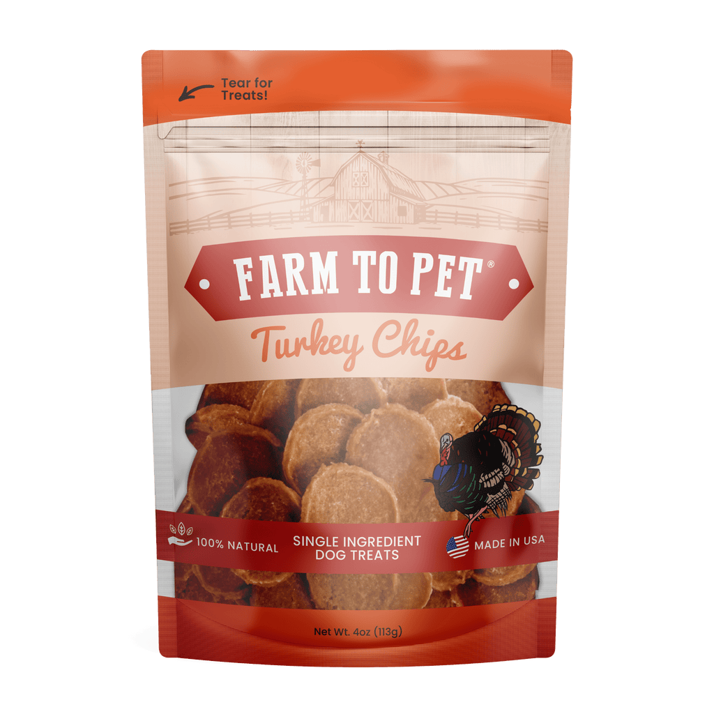Turkey Chips for Dogs | All-Natural Single-Ingredient Healthy Dog Treats