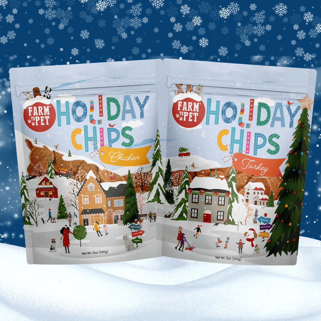 Holiday Chips Dog Treats - Chicken & Turkey 12oz