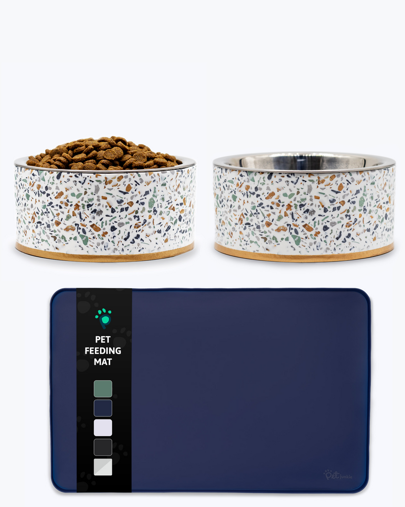 Terrazzo small bowl bundle with mat