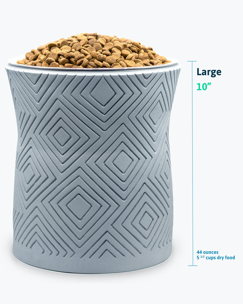 Santa Fe Modern Elevated Dog Bowl – Pet Junkie