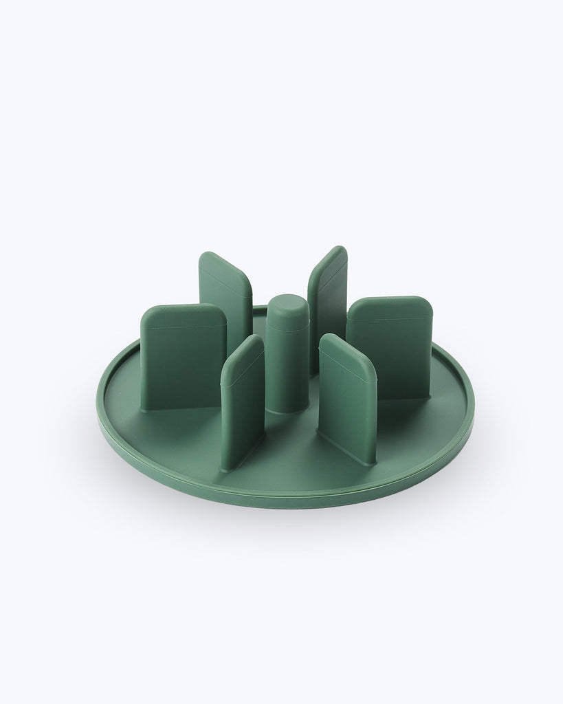 Slow Feeding Dog Bowl Insert - Green, Side View