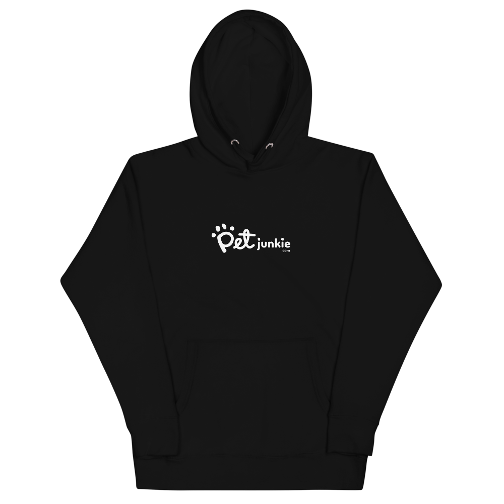 Pet Junkie Logo (White) - Unisex Hoodie
