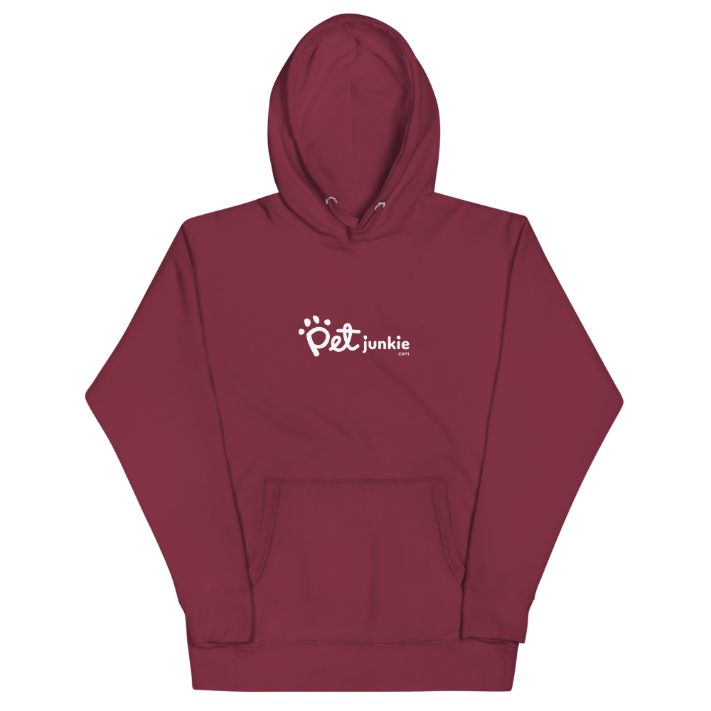 Pet Junkie Logo (White) - Unisex Hoodie