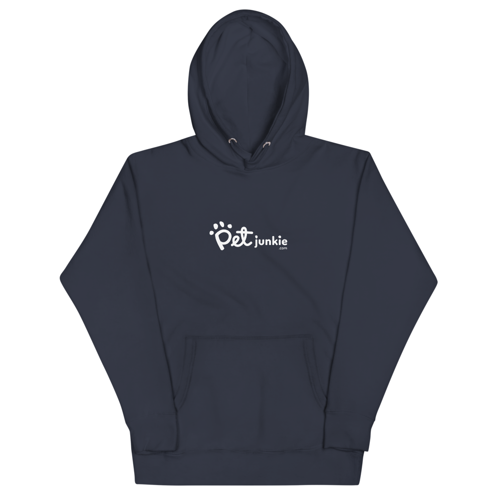 Pet Junkie Logo (White) - Unisex Hoodie