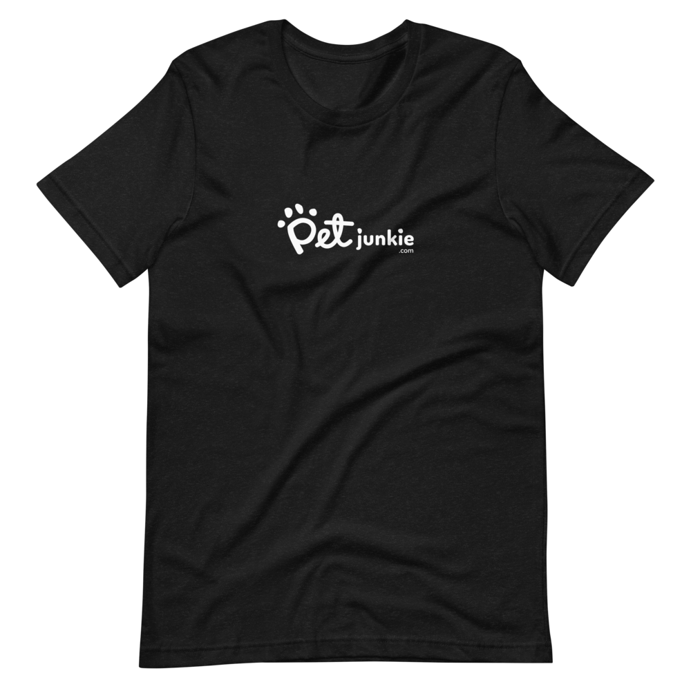 Pet Junkie Logo (White) - Short-Sleeve Unisex T-Shirt